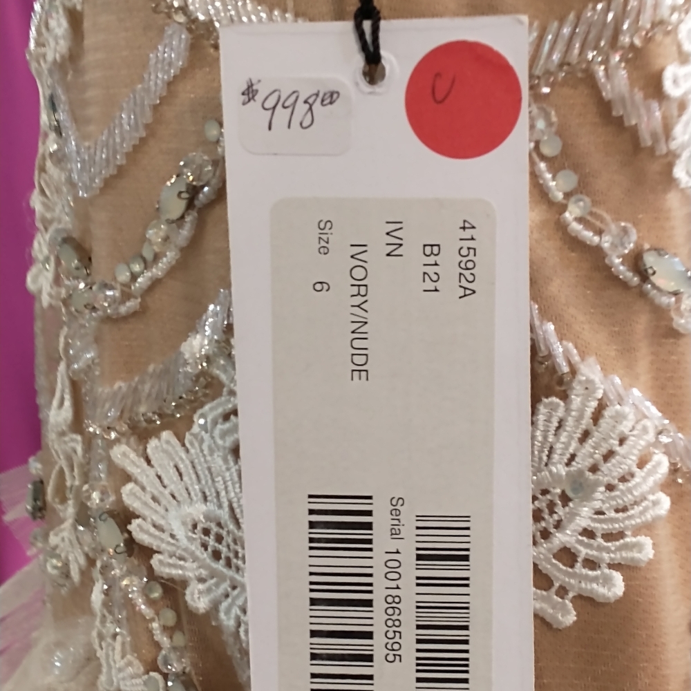 Jovani Plisse Ruffle Dress - Picture 9 of 9